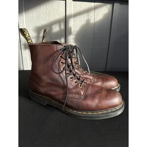 Dr. Martens Brown Leather Lace up 8 Eye Boots Mens Size 11